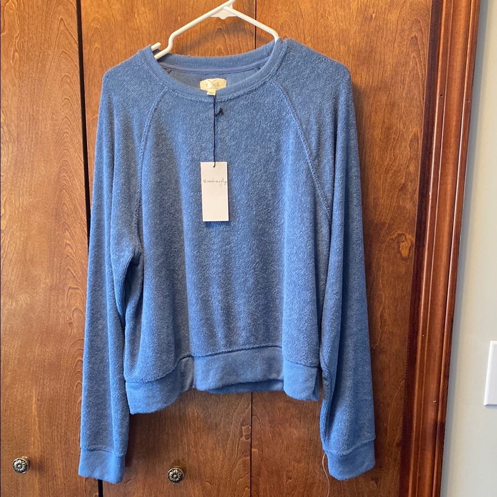 Thread & Supply Blue Sweatshirt